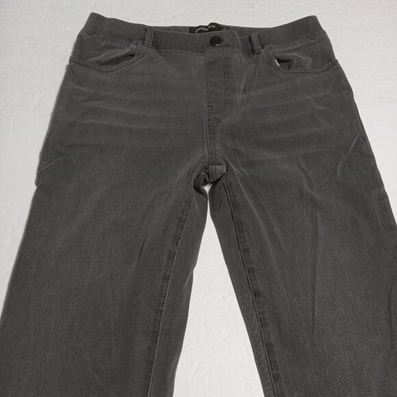 Betabrand Women's 4-Pocket Straight Leg Yoga Denim Size L Petite - Picture 2 of 7